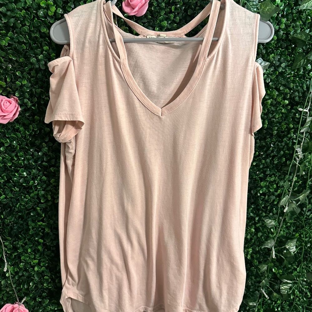 Pink/Peach Express x One Chelsea Blouse